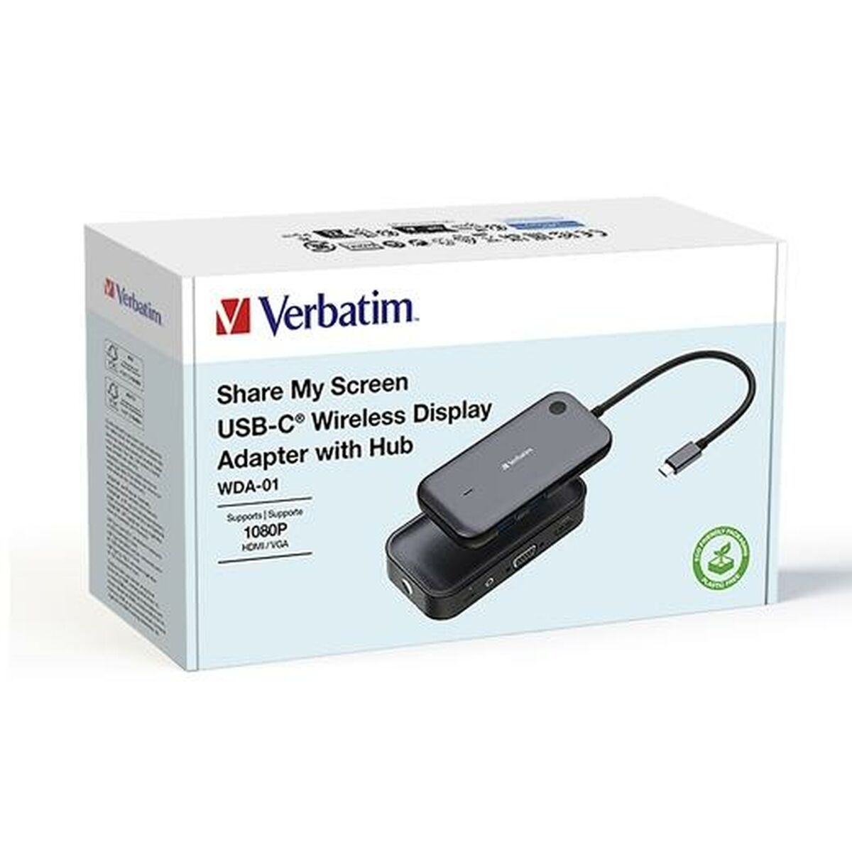 Adaptador USB-C Verbatim Share my Screen Full HD  Comprati.