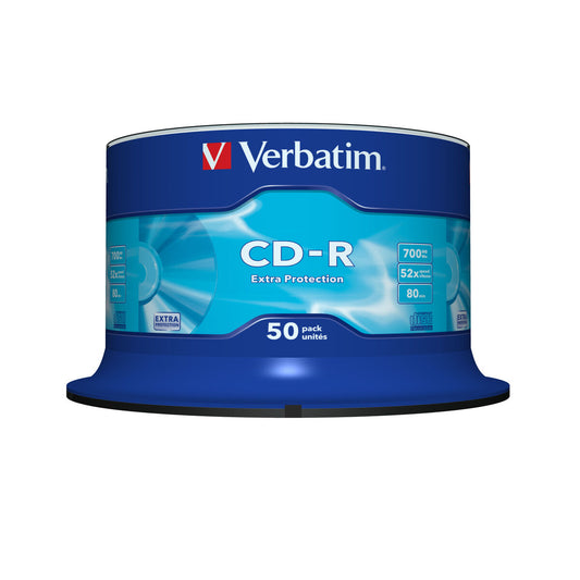 CD-R Verbatim 43351 52x 700 MB (50 Unidades)  Comprati.