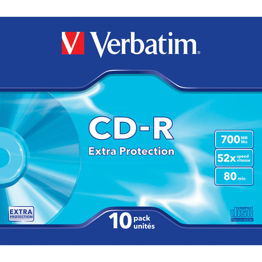 CD-R Verbatim 43415 700 MB (10 Unidades)  Comprati.