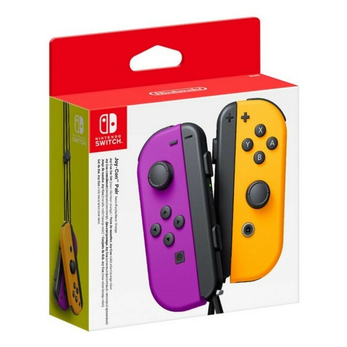 Gamepad Inalámbrico Nintendo Joy-Con Morado Naranja  Comprati.