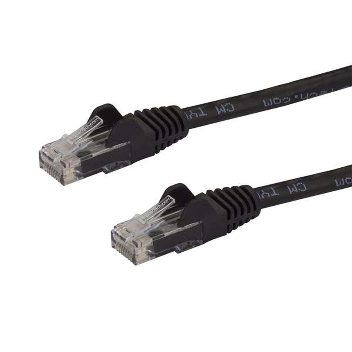 Cable de Red Rígido UTP Categoría 6 Startech Cable de Red Cat6 con Conectores Snagless RJ45 - 30,4m Negro Negro  Comprati.