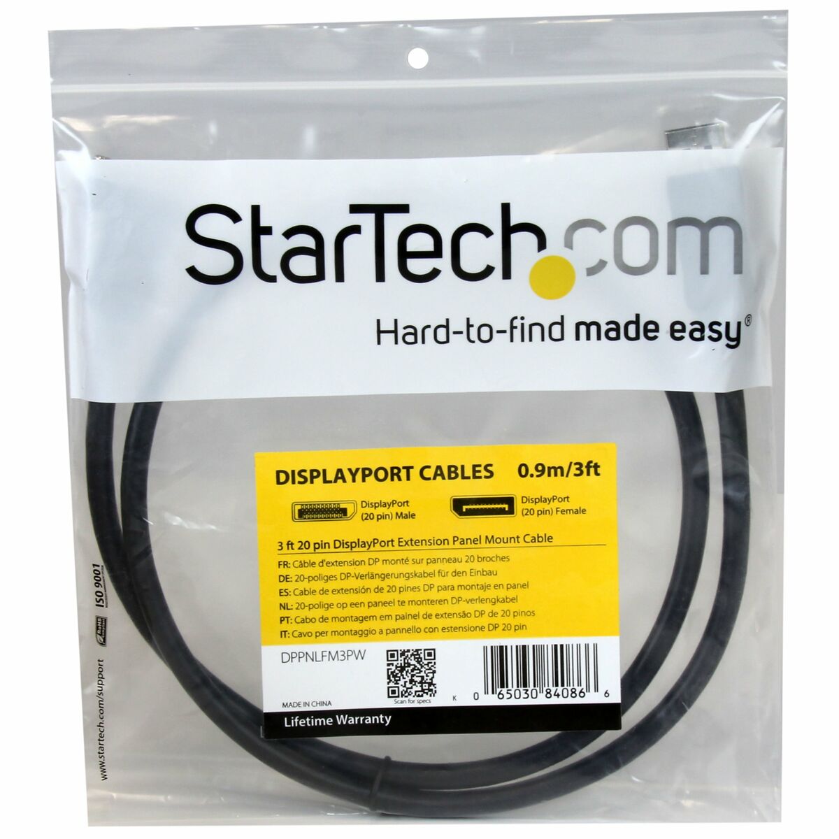 Cable DisplayPort Startech DPPNLFM3PW  Comprati.