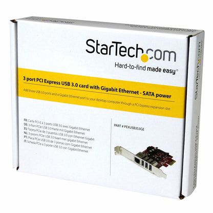 Tarjeta PCI Startech PEXUSB3S3GE  Comprati.