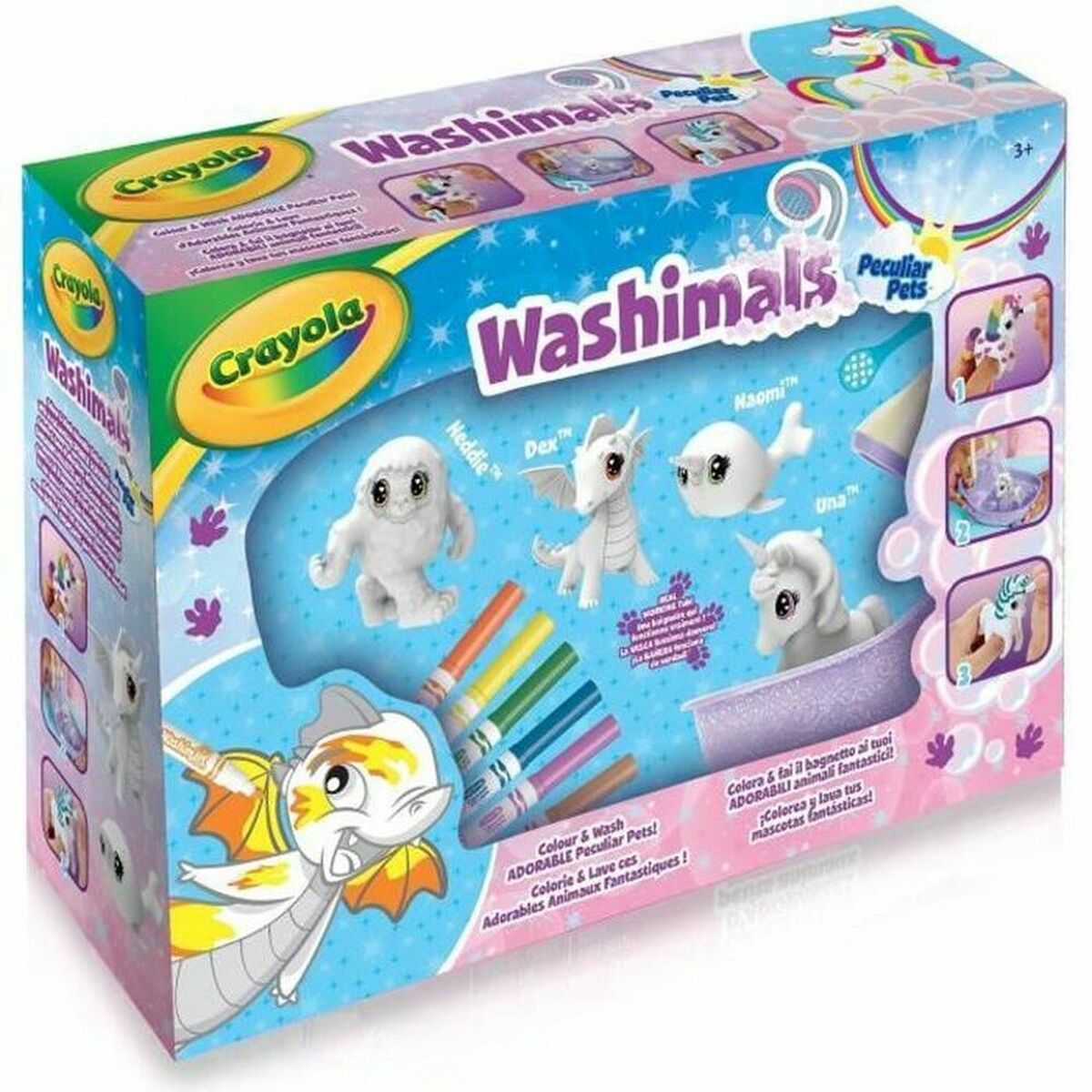 Juego de Manualidades Crayola Washimals Customizado  Comprati.