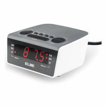 Radio Despertador ELBE CR-932 AM/FM Blanco  Comprati.