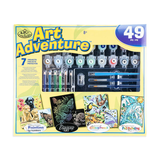 Set de Pintura por Números Royal & Langnickel Art Adventure 49 Piezas  Comprati.