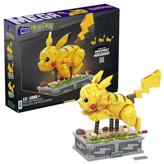 Kit de construcción Pokémon Mega Construx - Motion Pikachu 1095 Piezas  Comprati.