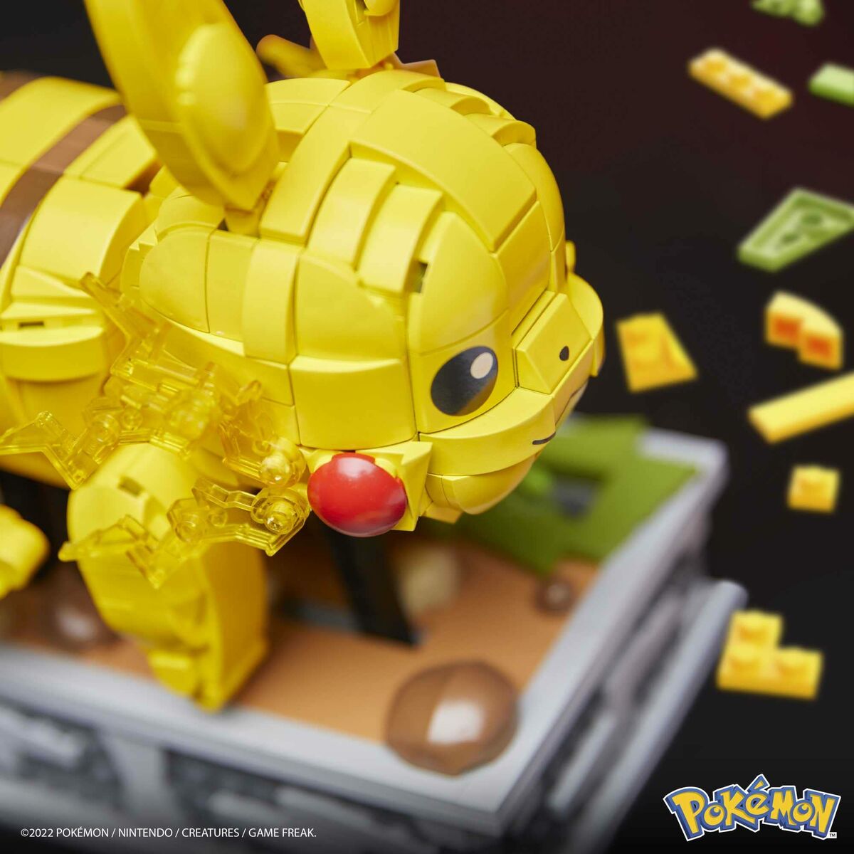 Kit de construcción Pokémon Mega Construx - Motion Pikachu 1095 Piezas  Comprati.