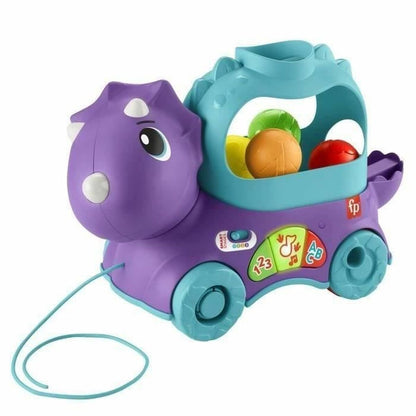 Dinosaurio Arrastre Fisher Price TRICERATOPS LANCE BALLES  Comprati.