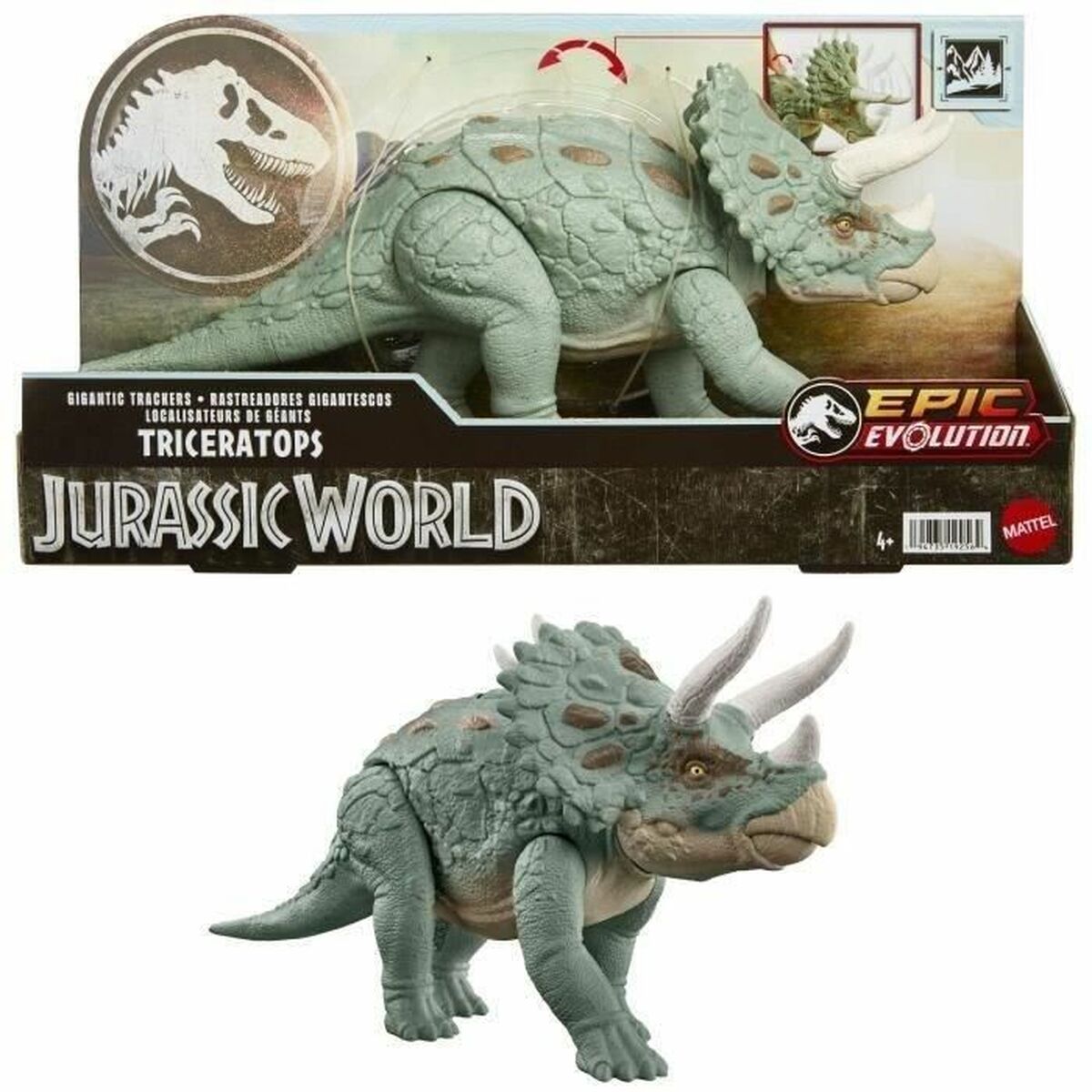 Dinosaurio Mattel Triceratops  Comprati.