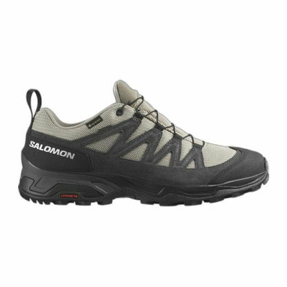 Zapatillas de Running para Adultos Salomon X Ward Beige Gris oscuro GORE-TEX Cuero Montaña  Comprati.