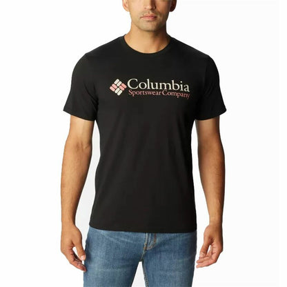 Camiseta de Manga Corta Hombre Columbia CSC Basic Negro  Comprati.