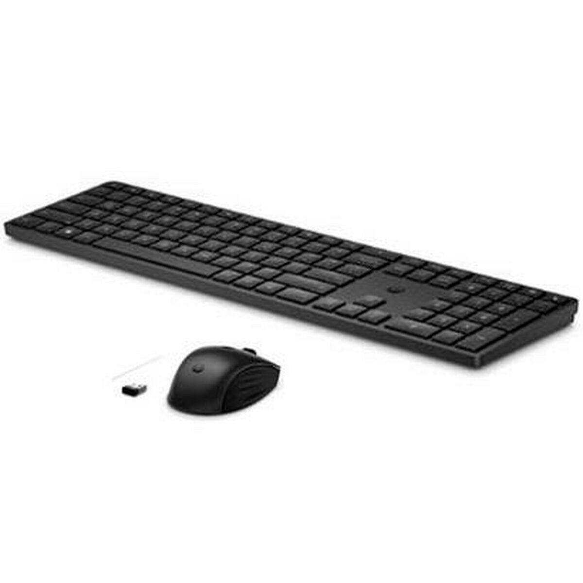 Teclado y Ratón Inalámbrico HP 4R009AA Negro Qwerty Español  Comprati.