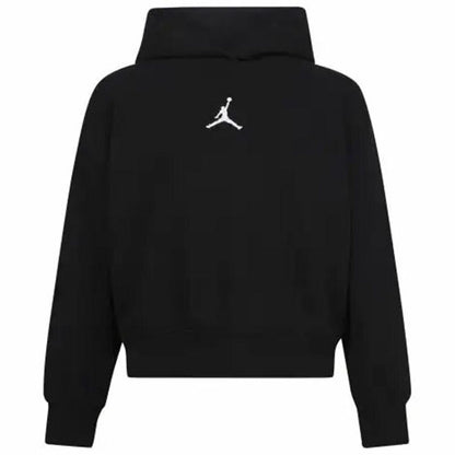 Sudadera con Capucha Niña Jordan Icon Play Blanco Negro  Comprati.