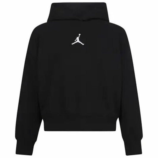 Sudadera con Capucha Niña Jordan Icon Play Blanco Negro  Comprati.