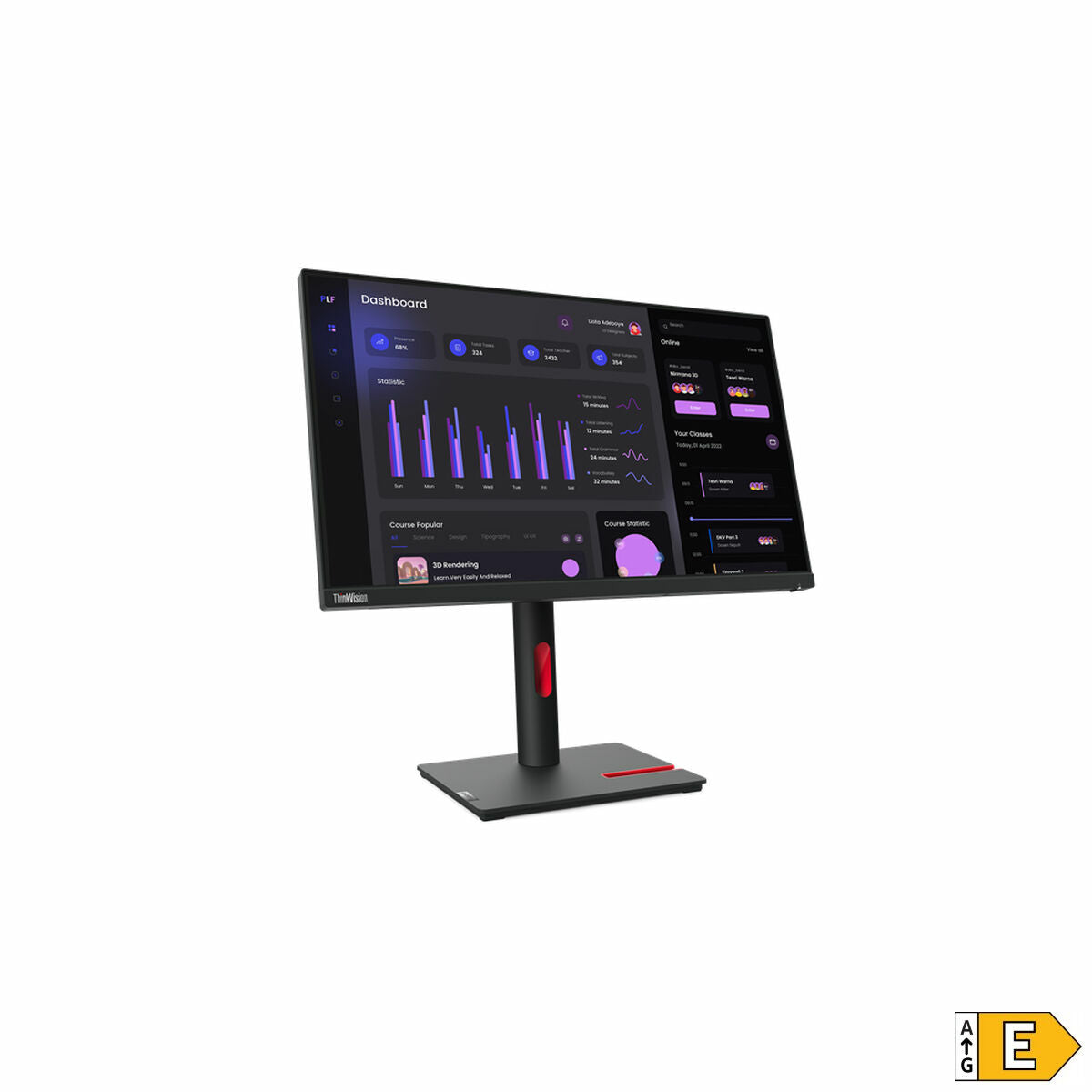 Monitor Lenovo ThinkVision T24i-30 Full HD 23,8" LED IPS Flicker free 60 Hz  Comprati.