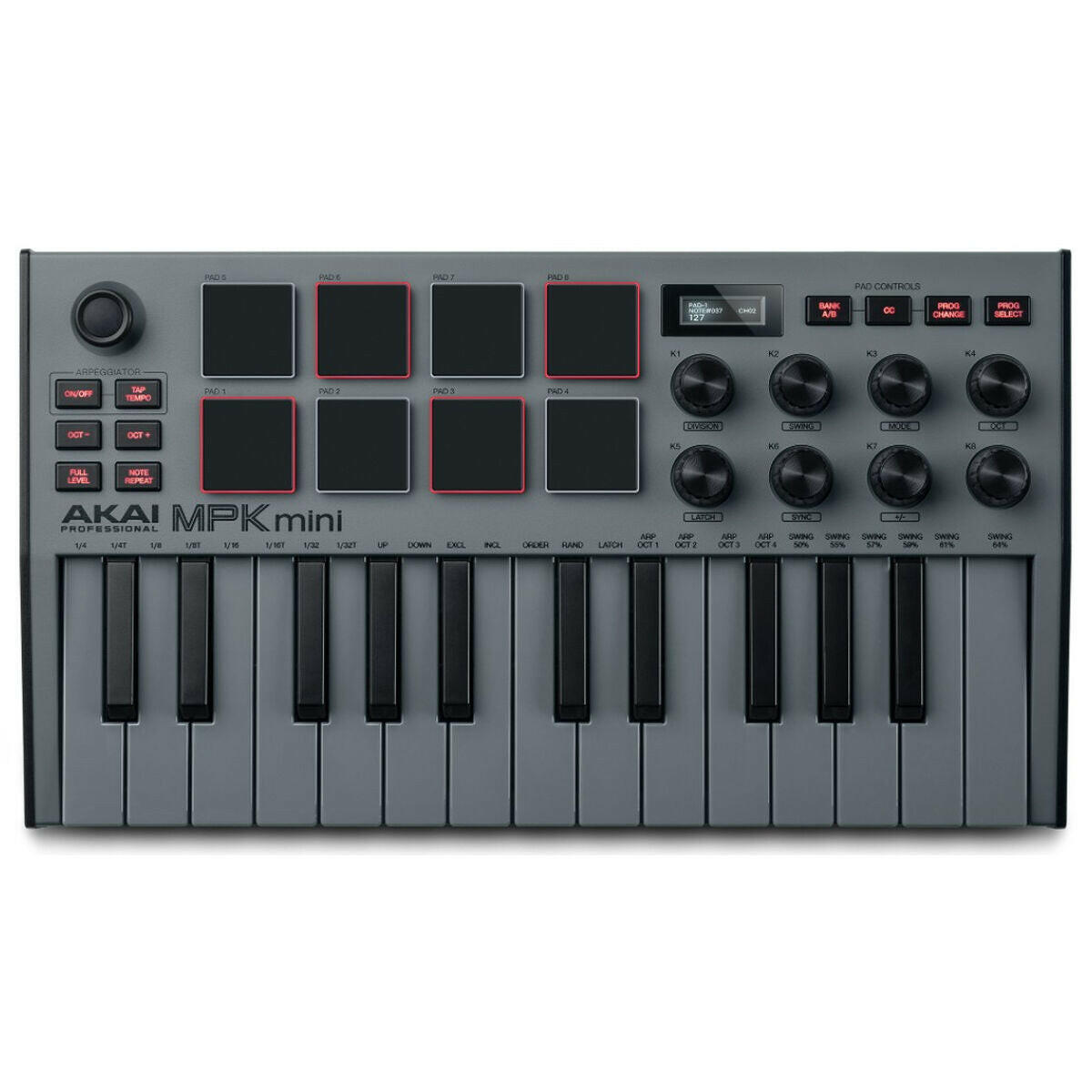 Controlador Akai MPK Mini MK3 Grey MIDI  Comprati.