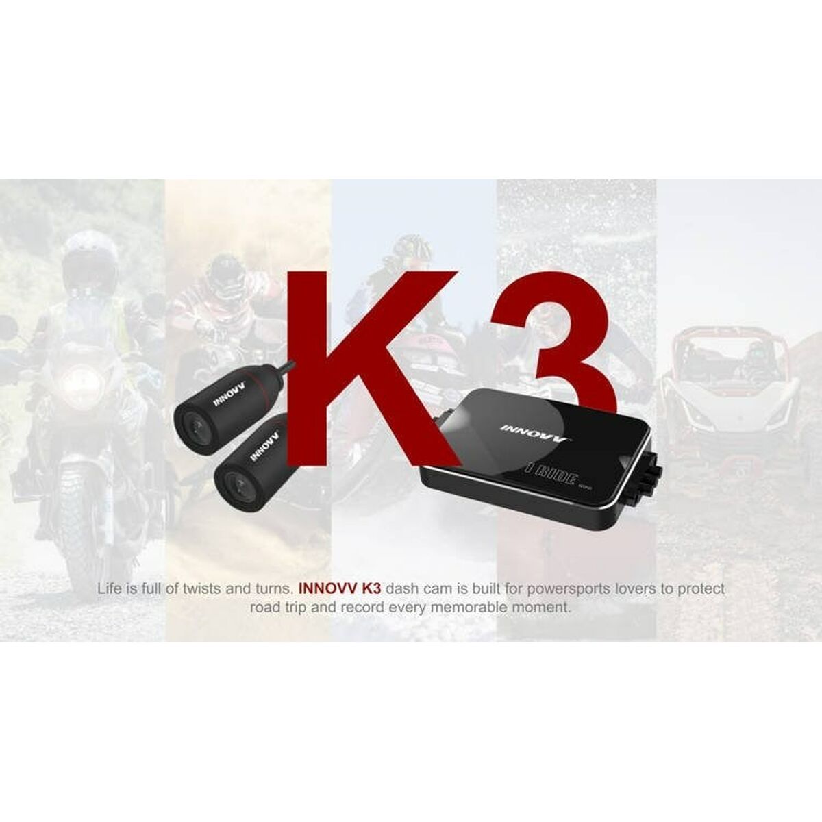 Cámara Deportiva para Coche Innovv INNOVV K3  Comprati.