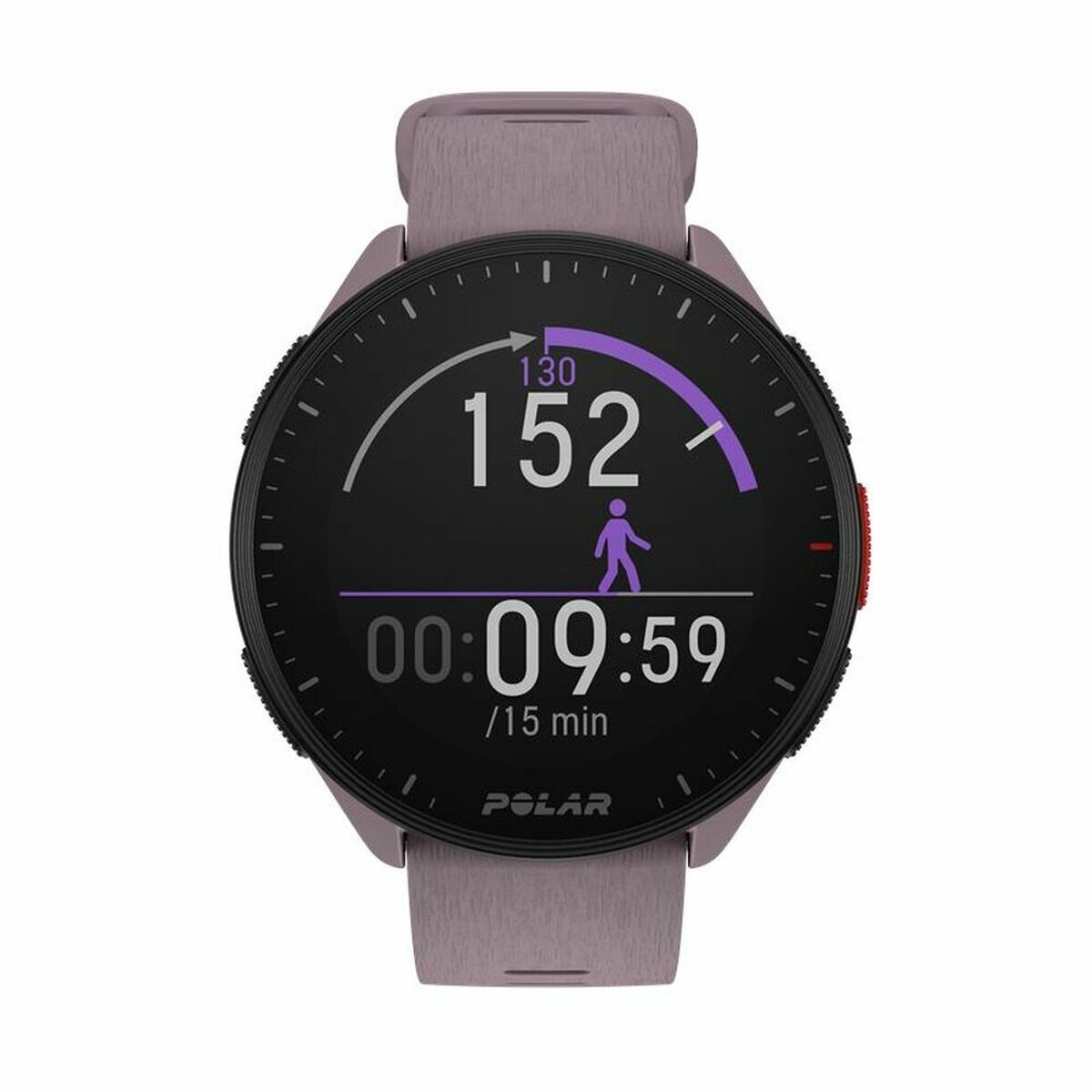 Smartwatch con Podómetro Running Polar Morado 1,2"  Comprati.