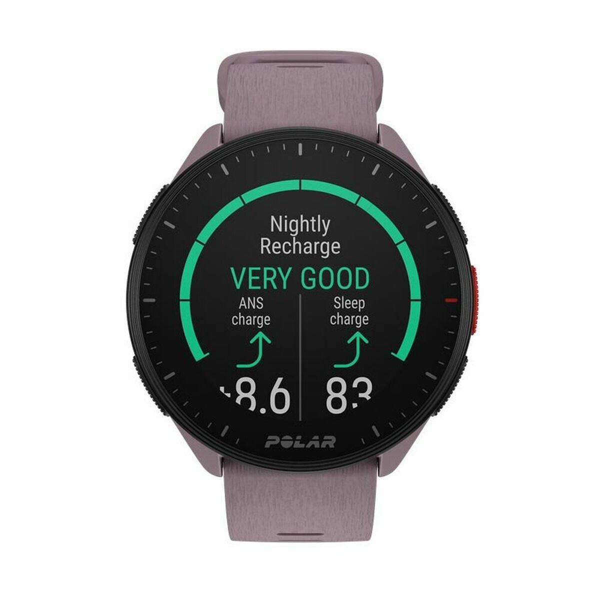 Smartwatch con Podómetro Running Polar Morado 1,2"  Comprati.