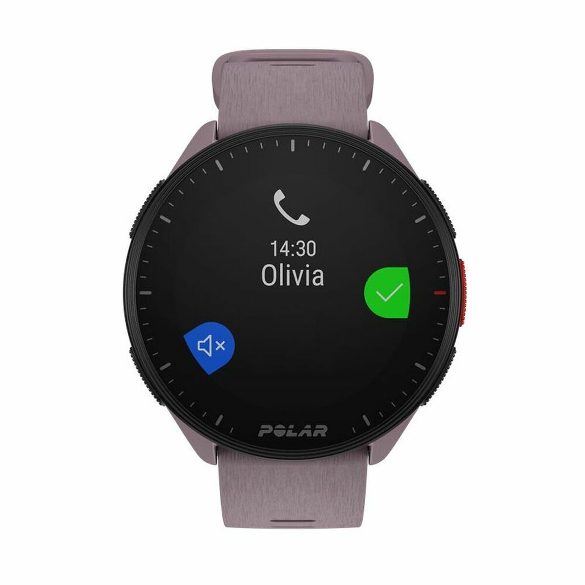 Smartwatch con Podómetro Running Polar Morado 1,2"  Comprati.