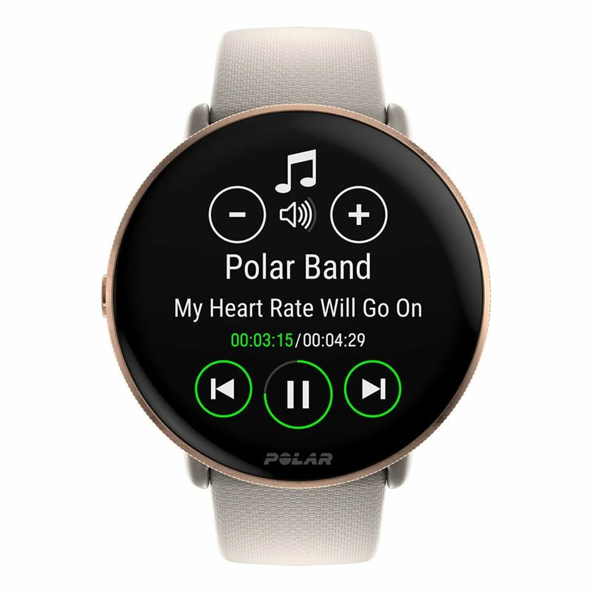 Reloj Hombre Polar Plateado 1,28" 1,2"  Comprati.