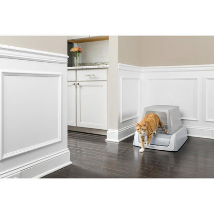 Arenero para Gatos PetSafe Autolimpieza 15 x 70 x 48,5 cm Blanco Plástico  Comprati.