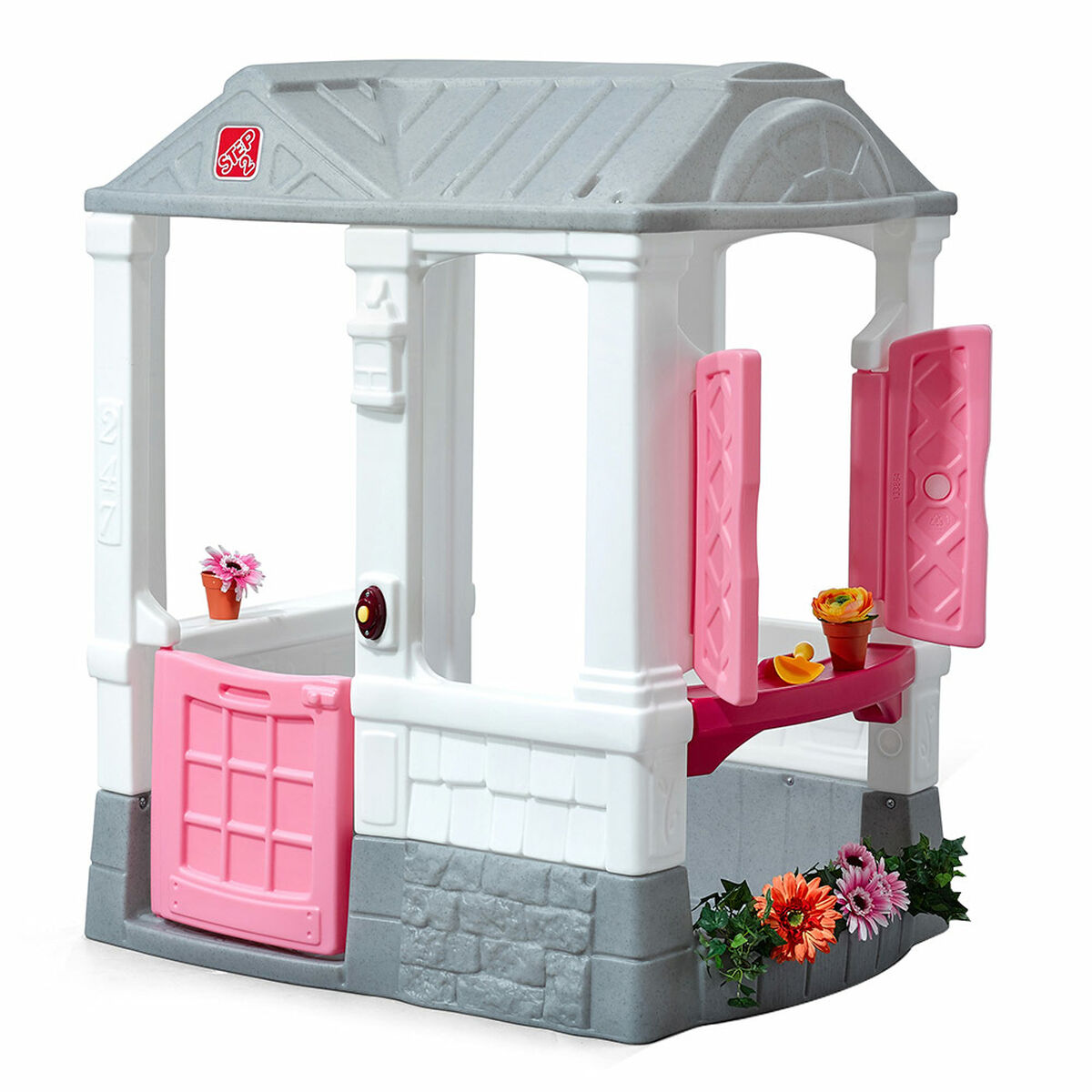 Casa Infantil de Juego Step 2 Courtyard Cottage 118 x 100 x 83 cm  Comprati.