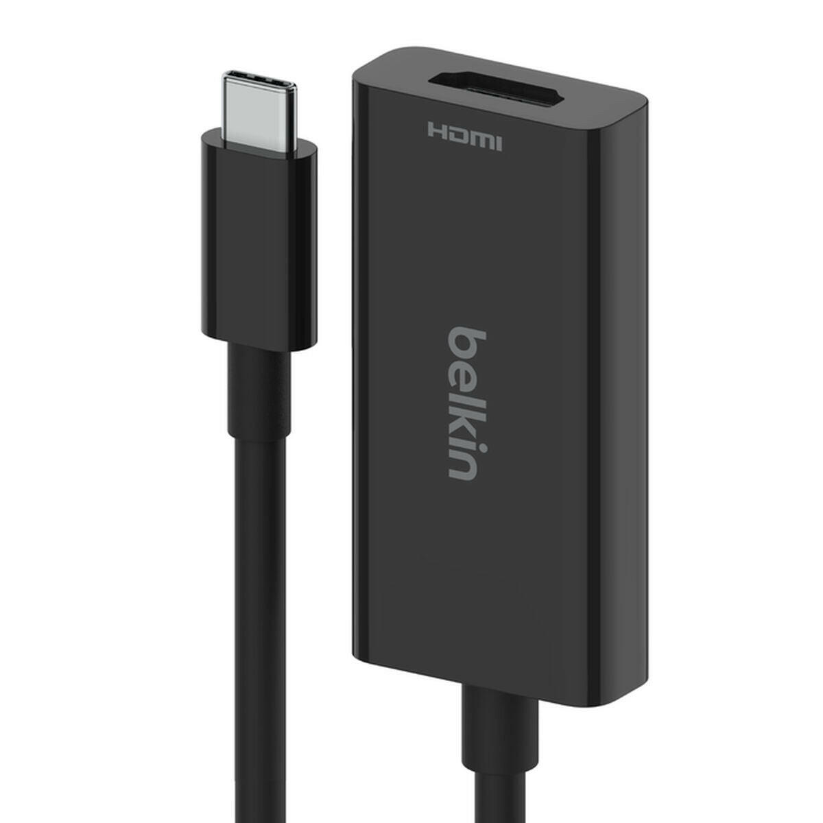 Cable USB-C a HDMI Belkin Negro  Comprati.