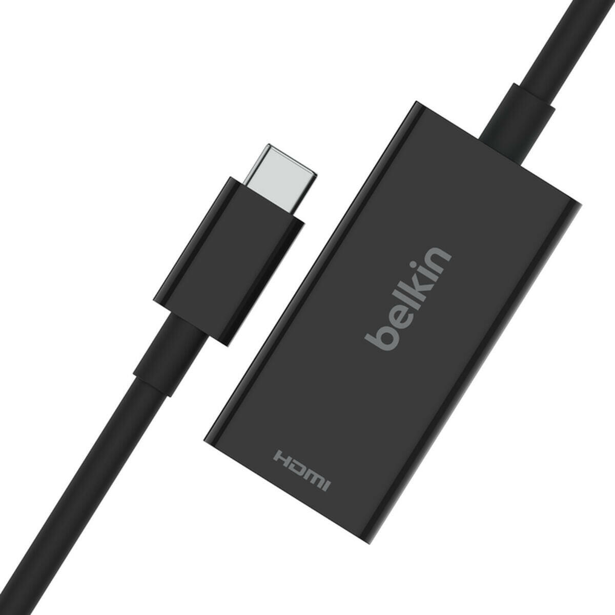 Cable USB-C a HDMI Belkin Negro  Comprati.