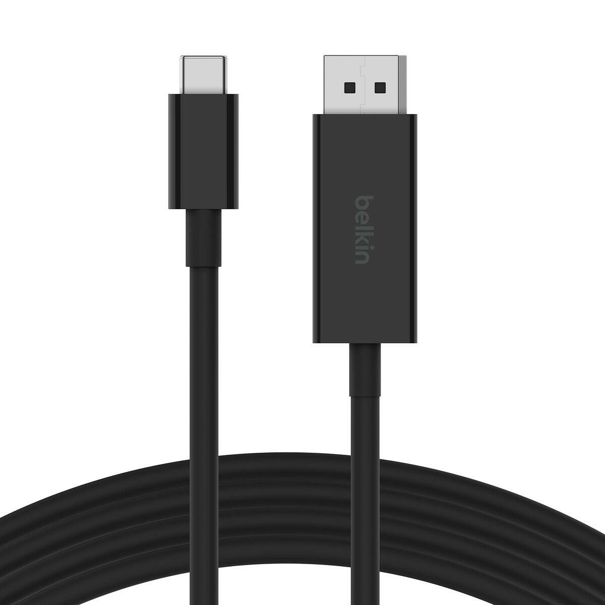 Adaptador USB C a DisplayPort Belkin 2 m Negro  Comprati.