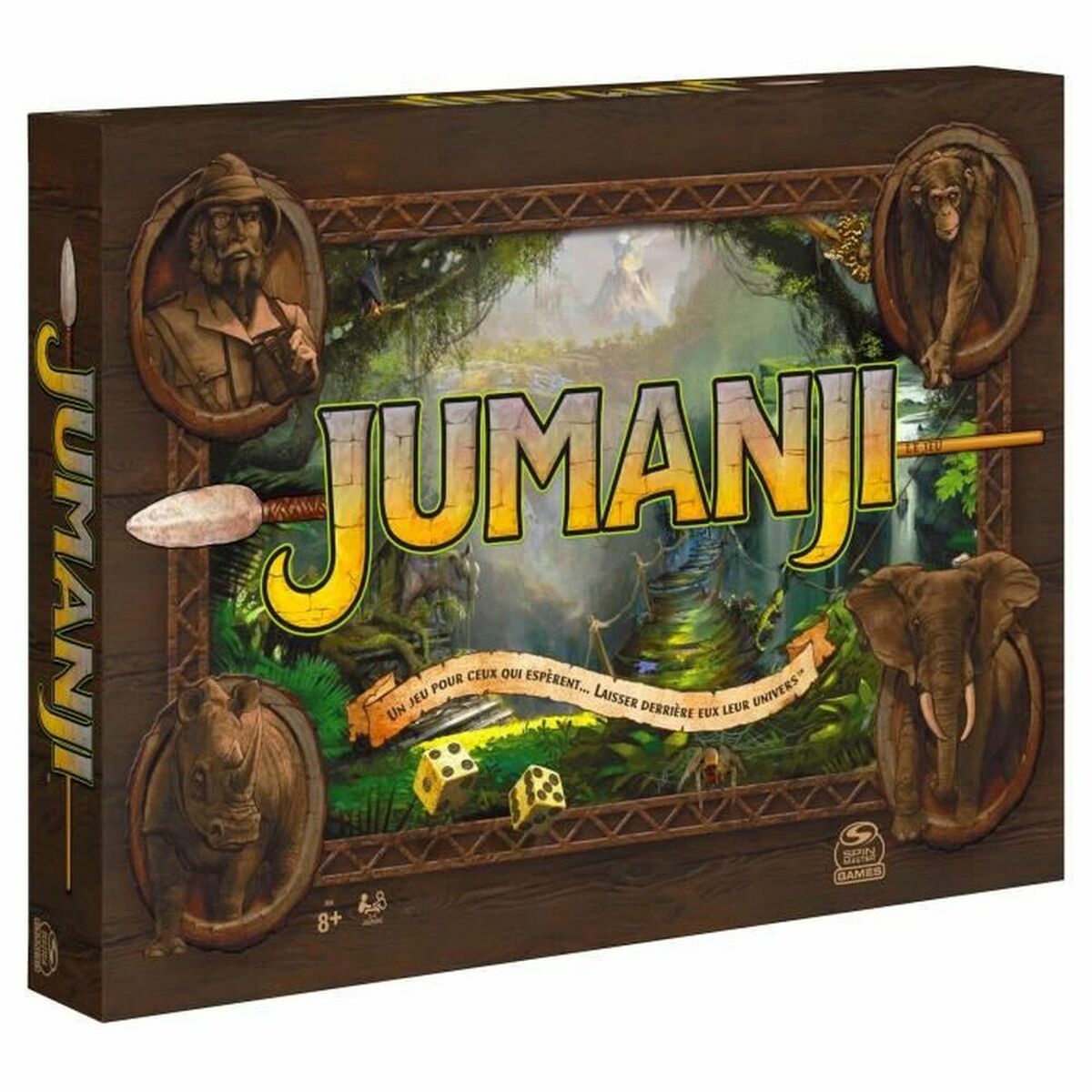 Juego de Mesa Spin Master Jumanji (Francés) (FR)  Comprati.