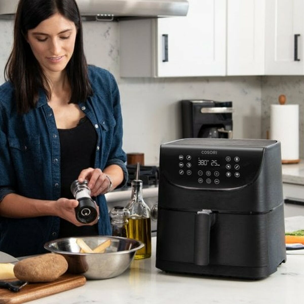 Freidora de Aire Cosori Smart Chef Edition Negro 1700 W 5,5 L  Comprati.