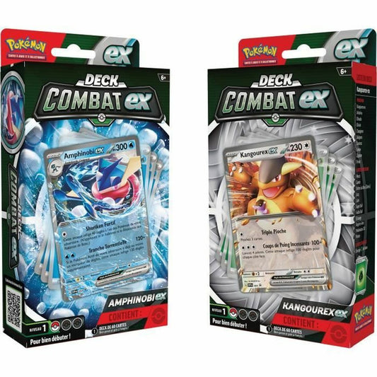 Mazo de Cartas Pokémon Combat EX: Greninja & Kangashkan (FR)  Comprati.