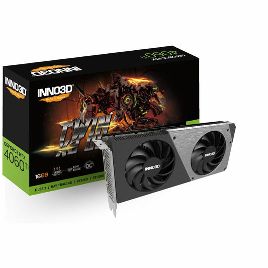 Tarjeta Gráfica INNO3D N406T2-16D6X-178055N 16 GB GDDR6 Geforce RTX 4060 Ti  Comprati.