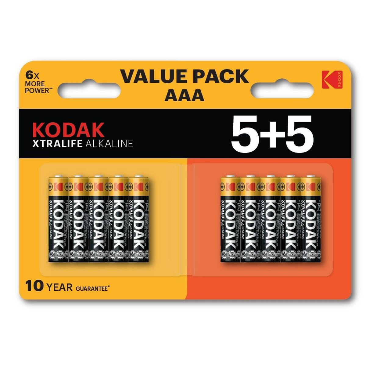 Pilas Kodak XTRALIFE 1,5 V AAA (10 Unidades)  Comprati.