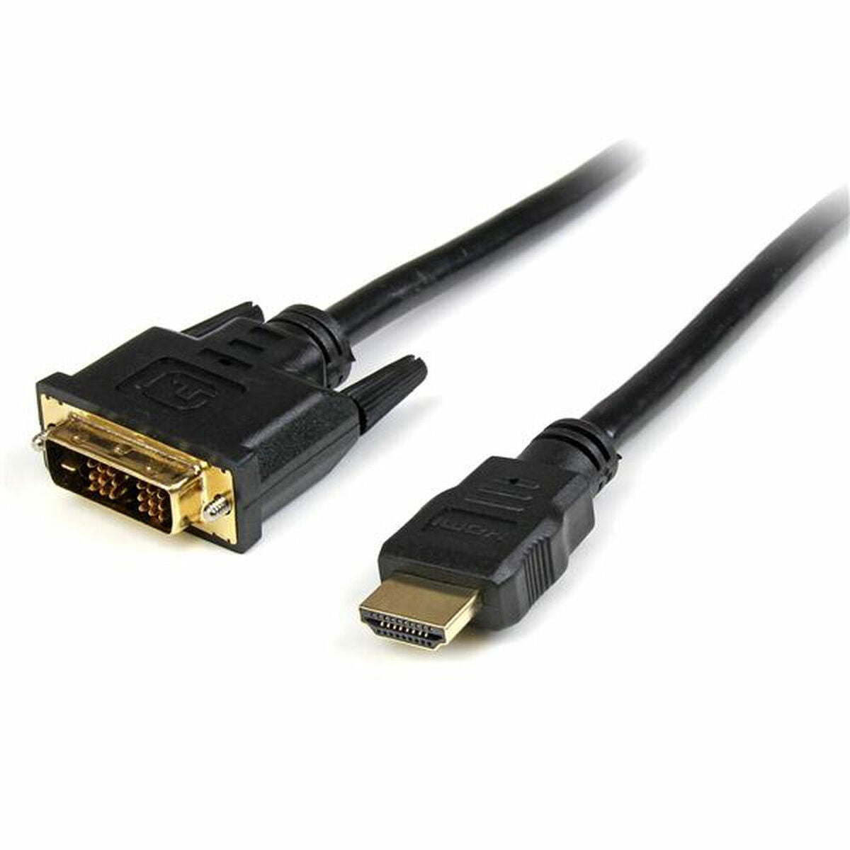 Adaptador HDMI a DVI Startech HDDVIMM2M            Negro (2 m)  Comprati.