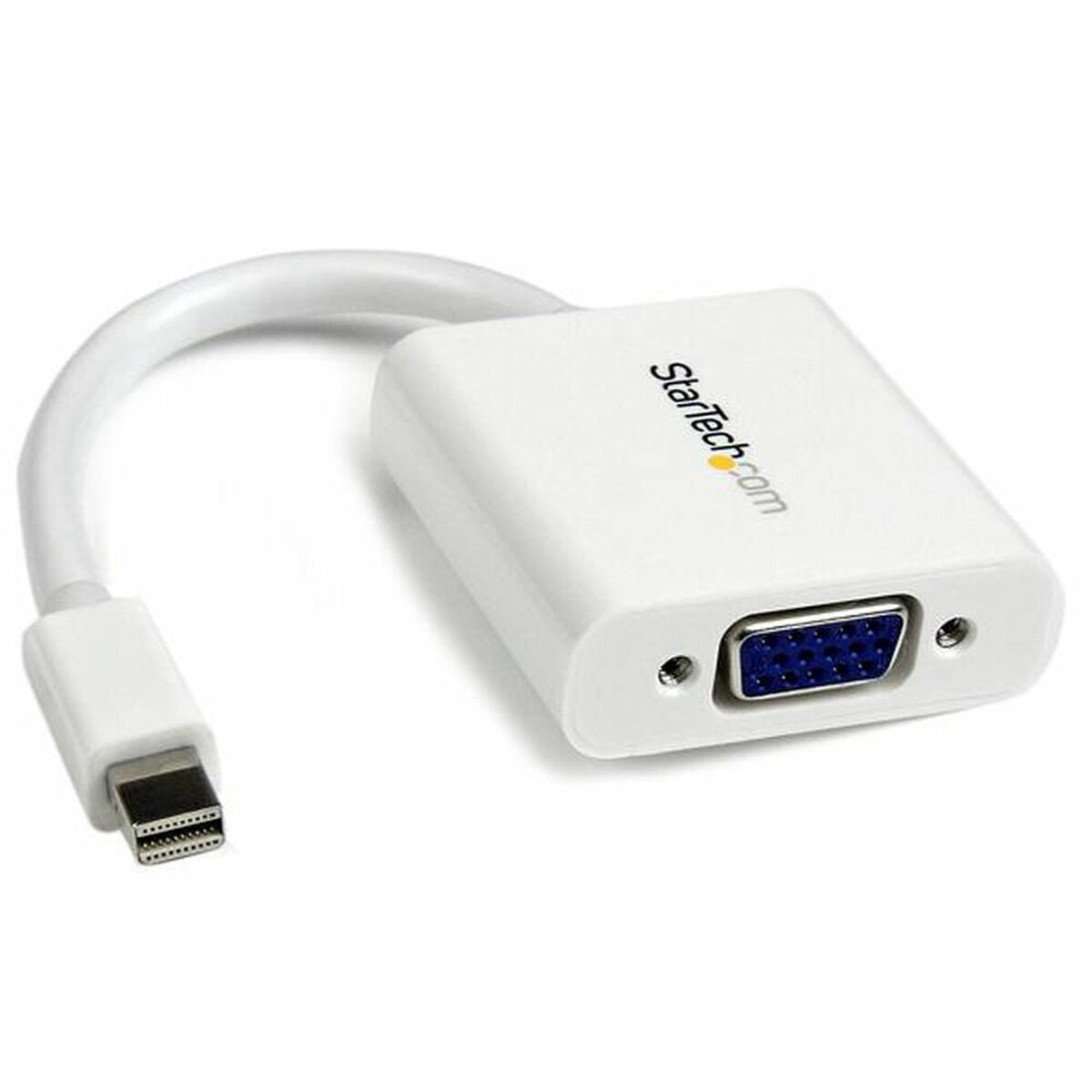 Adaptador Mini DisplayPort a VGA Startech MDP2VGAW Blanco Negro 0,12 m  Comprati.