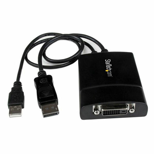 Adaptador DisplayPort a DVI Startech DP2DVID2             Negro  Comprati.