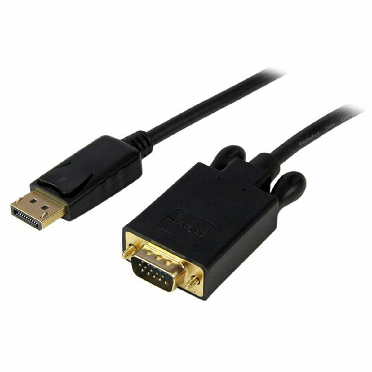 Adaptador DisplayPort a VGA Startech DP2VGAMM6B           (1,8 m) Negro 1.8 m  Comprati.