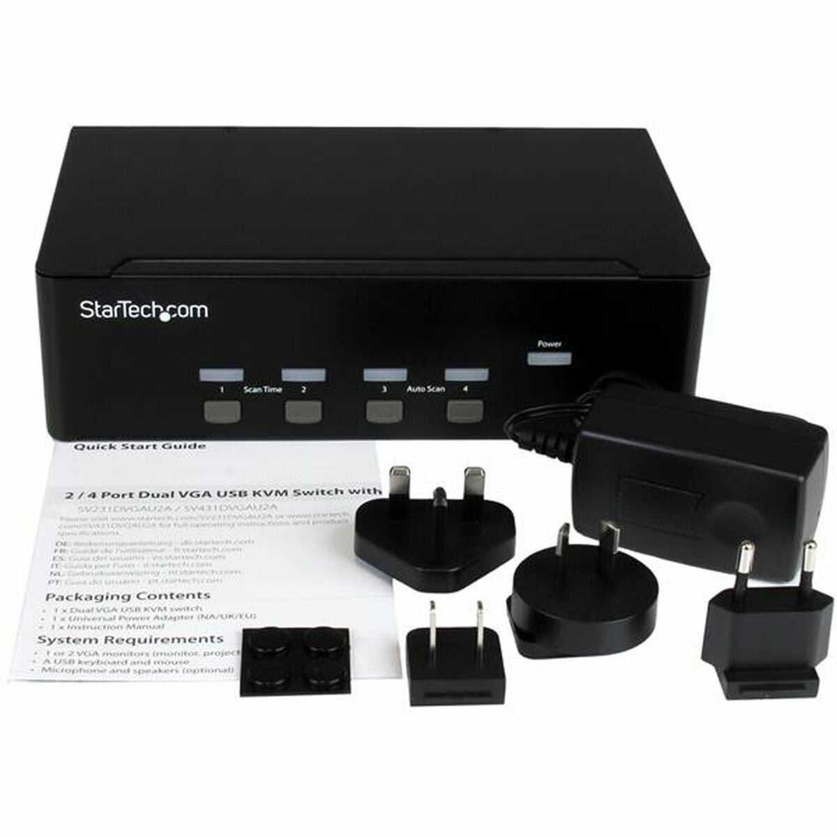 Switch KVM Startech SV431DVGAU2A  Comprati.