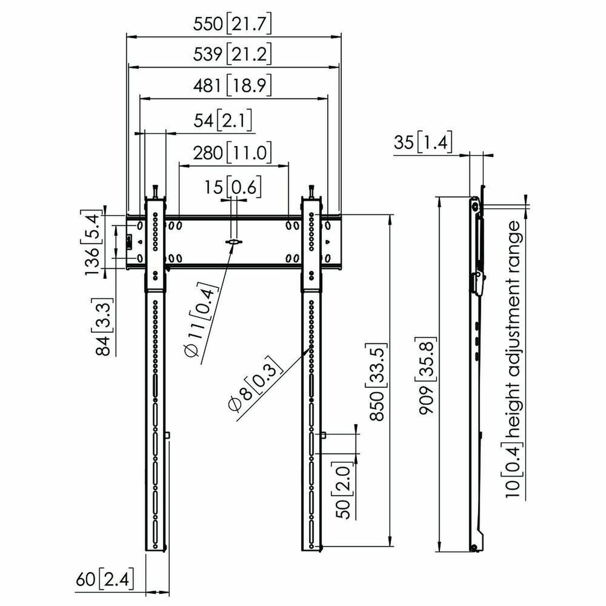 Soporte TV Vogel's 7368150 43" 100" 100 kg  Comprati.