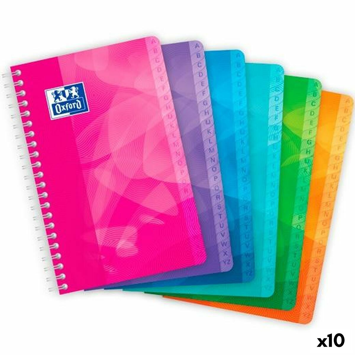 Cuaderno Oxford 50 Hojas 11 x 17 cm (10 Unidades)  Comprati.