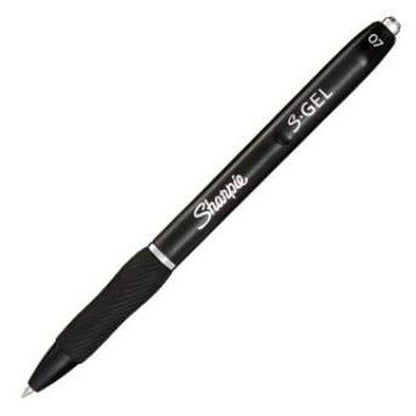 Bolígrafo de gel Sharpie S-Gel Retráctil Negro 0,7 mm (12 Unidades)  Comprati.