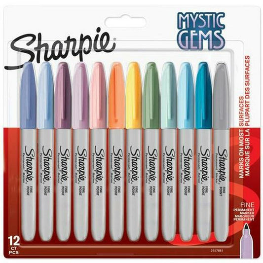 Set de Rotuladores Sharpie Mystic Gems 12 Piezas Pastel  Comprati.