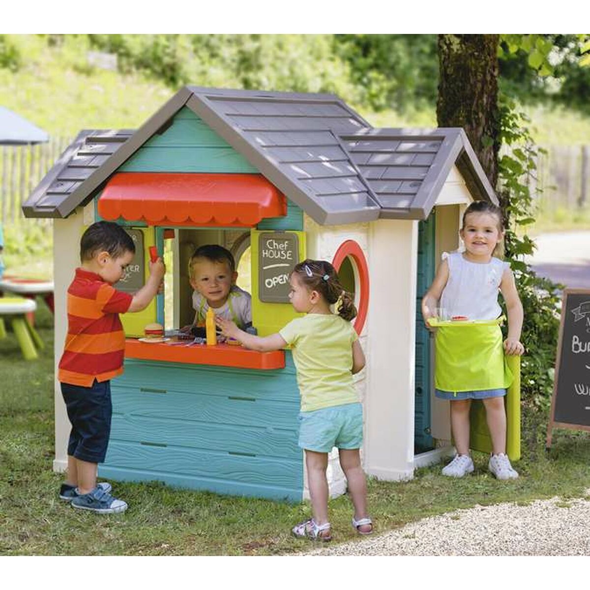 Casa Infantil de Juego Smoby Chef House 135,7 x 124,5 x 132 cm  Comprati.