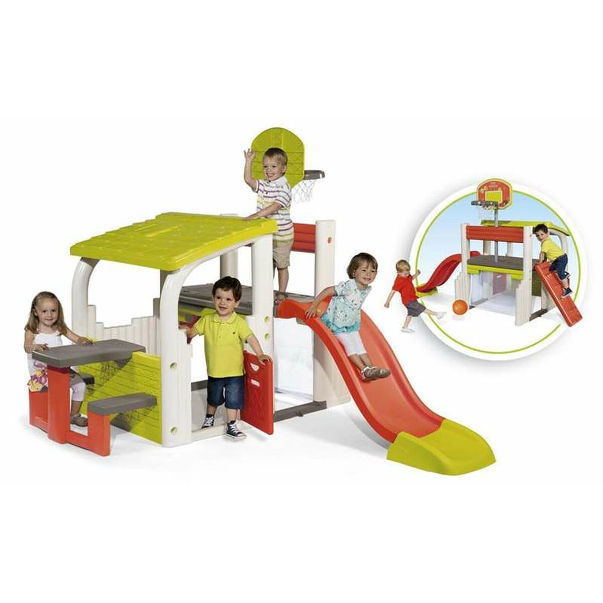 Casa Infantil de Juego Smoby Fun Center 176 x 284 x 203 cm  Comprati.