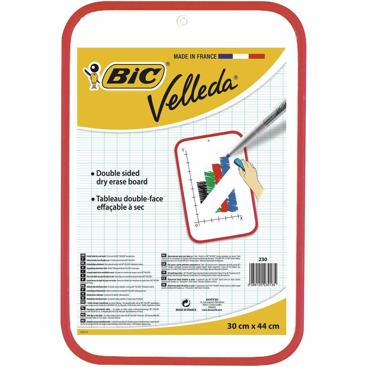 Pizarra blanca Bic 30 x 44 cm  Comprati.