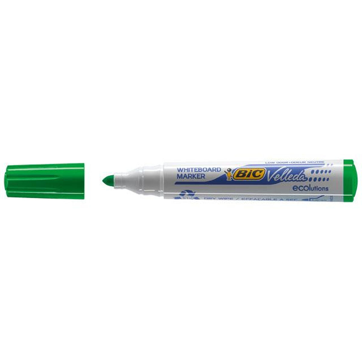 Rotuladores de tiza líquida Bic Velleda Ecolutions 1701 Verde (12 Piezas)  Comprati.