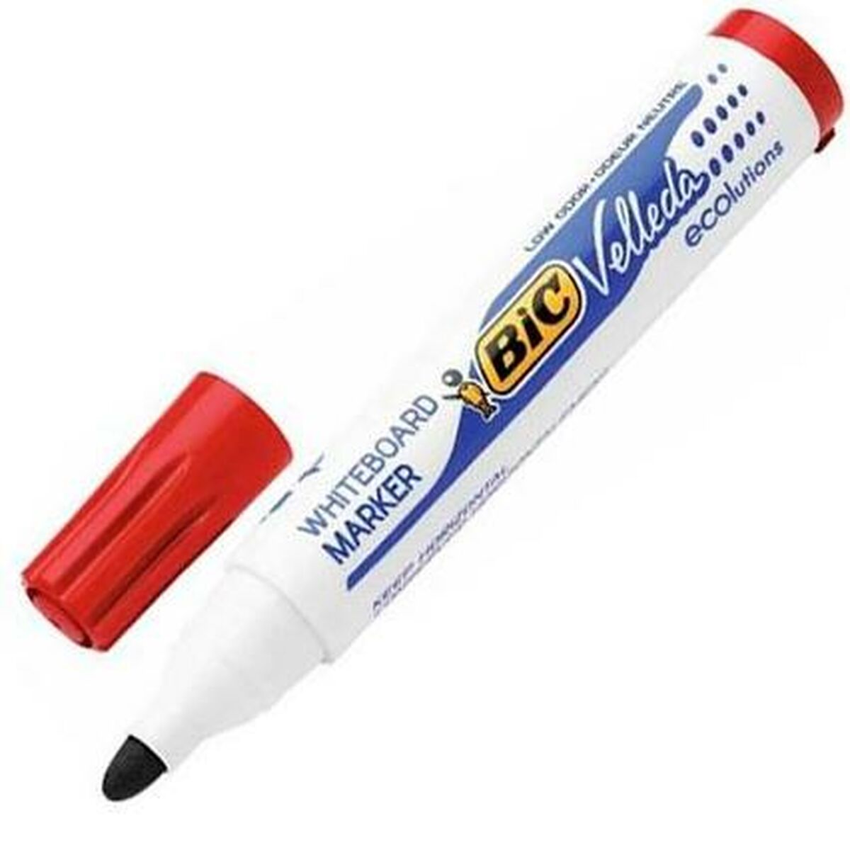 Rotuladores de tiza líquida Bic Velleda Ecolutions 1701 Rojo (12 Piezas)  Comprati.